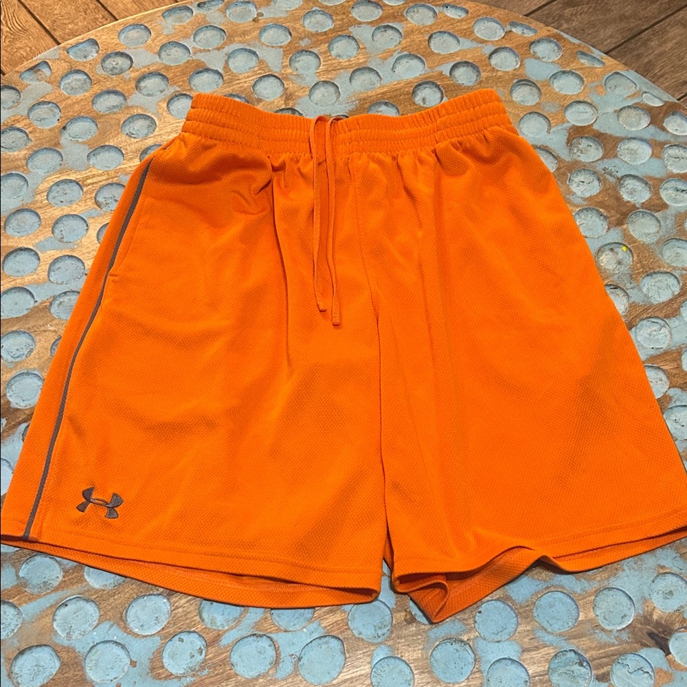 Under Armour Men's Vibrant Orange Athletic Shorts